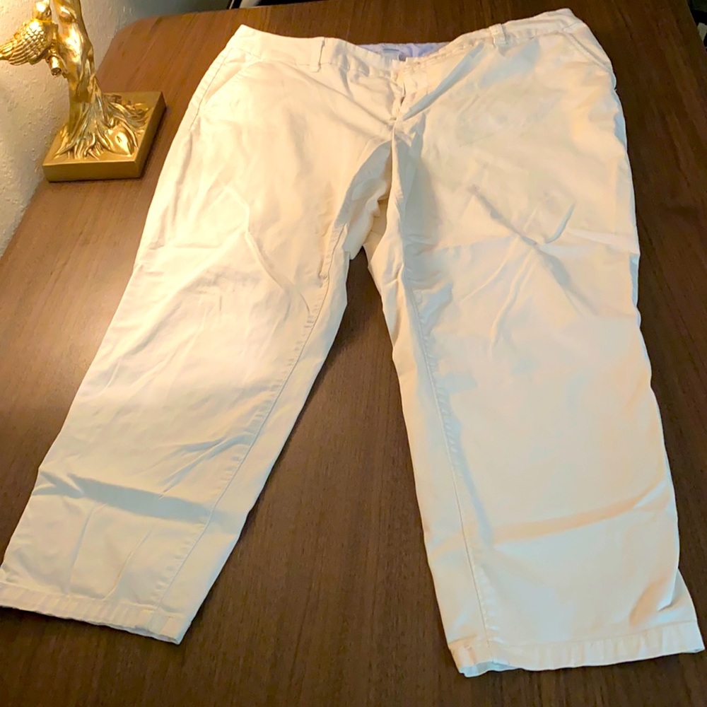 White jcp pants
